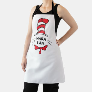 Tablier Dr Seuss   Chat dans le Casquette - Nana Je suis