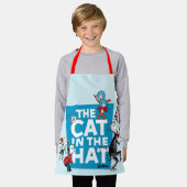 Tablier Dr Seuss | Chat dans le logo du Casquette - Caract (Porté)