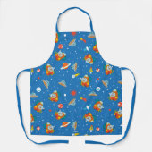 Tablier Dr Seuss | Chat dans le Motif spatial Casquette (Recto)