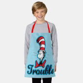 Tablier Dr Seuss | Chat dans le problème du Casquette (Porté)