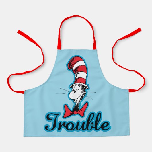 Tablier Dr Seuss | Chat dans le problème du Casquette (Recto)