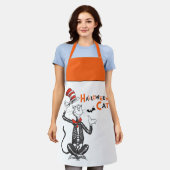 Tablier Dr Seuss | Chat d'Halloween en Casquette (Porté)