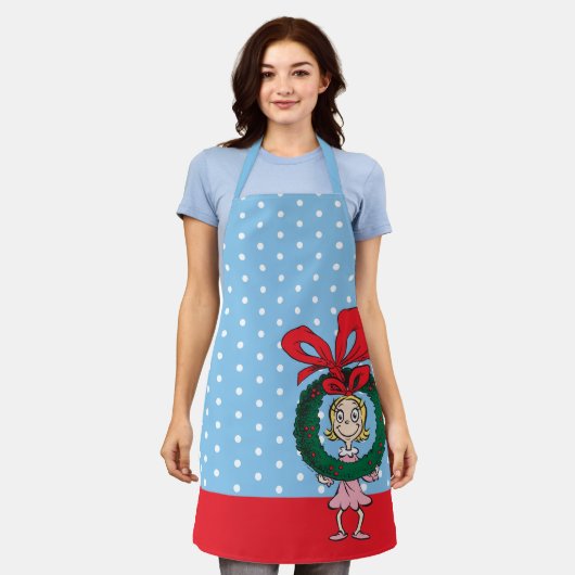 Tablier Dr Seuss | Cindy-Lou Who - Wreath (Porté)