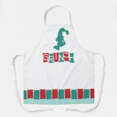 Tablier Dr. Seuss | Grinch - Rouge & Vert (Recto)