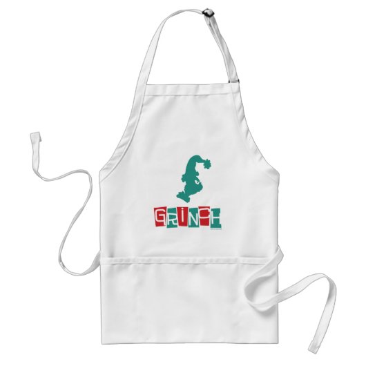 Tablier Dr. Seuss | Grinch - Rouge & Vert (Devant)