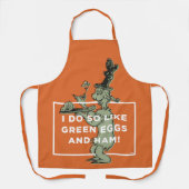 Tablier Dr Seuss| J'aime les oeufs verts et le jambon (Recto)