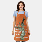 Tablier Dr Seuss| J'aime les oeufs verts et le jambon (Porté)