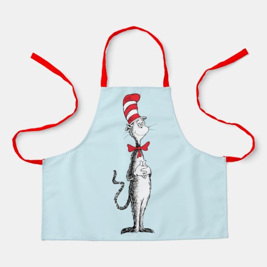 Tablier Dr. Seuss Le Chat dans le Chapeau Debout Fier (Recto)