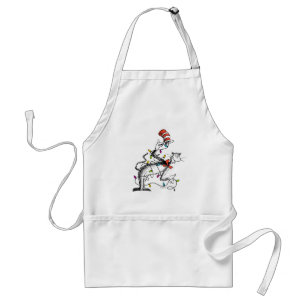 Tablier Dr. Seuss Le Grinch Chat malicieux dans la mai
