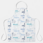 Tablier Dr Seuss | Motif de devis Fête des pères (Recto)