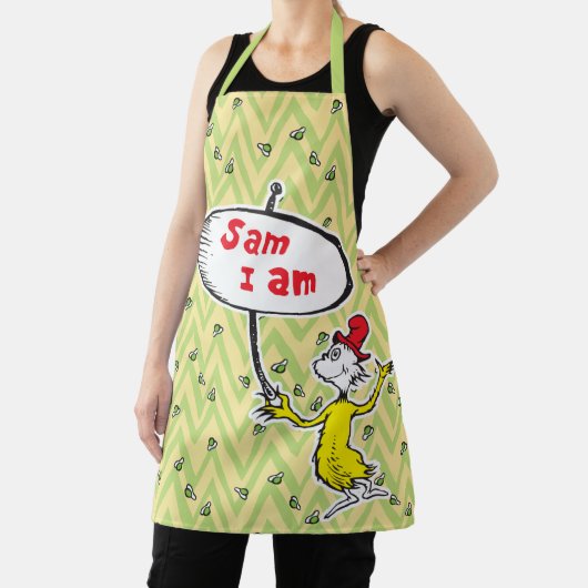 Tablier Dr. Seuss | Sam-I-Am Holding Sign (Insitu)