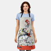 Tablier Dr Seuss | The Grinch | Chat malicieux dans la Ha (Porté)