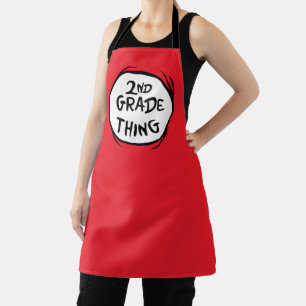 Tablier Dr Seuss   Thing One Thing Two - 2nd Grade Thing