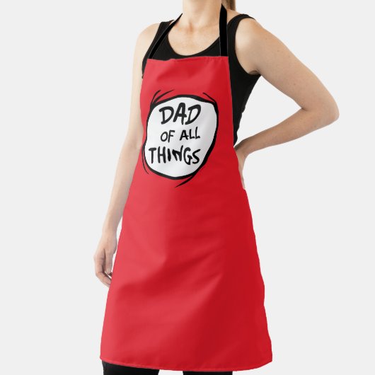 Tablier Dr Seuss Thing One Thing Two - Papa de toutes chos (Insitu)