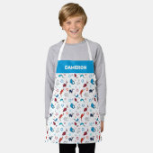 Tablier Dr Seuss | Un poisson deux étoiles de poisson Moti (Porté)