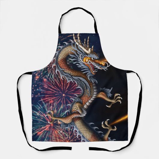 Tablier Dragon Chinois (Recto)