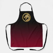 Tablier Dragon d'Or-Rouge- (Recto)