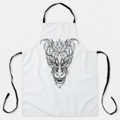 Tablier Dragon feuille (Recto)