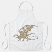 Tablier Dragon Mosaïque Doré Incroyable (Recto)