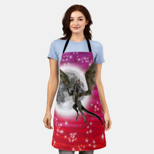 Tablier Dragon noir - Créature Fantastique Mythique Ciel R