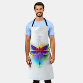 Tablier Dragonfly en arc-en-ciel (Porté)
