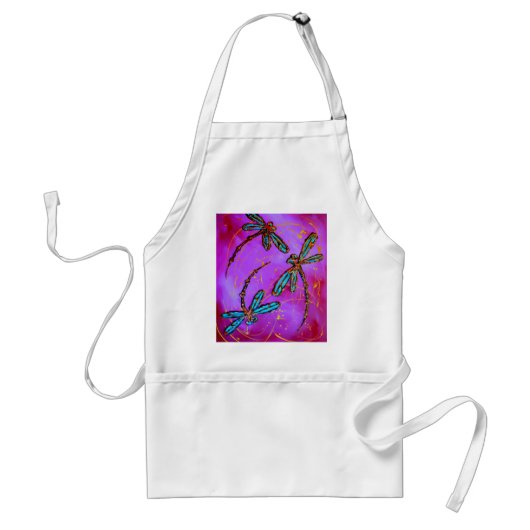 Tablier Dragonfly Flit Electrique rose (Devant)