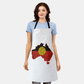 Tablier Drapeau aborigène en détresse (Porté)