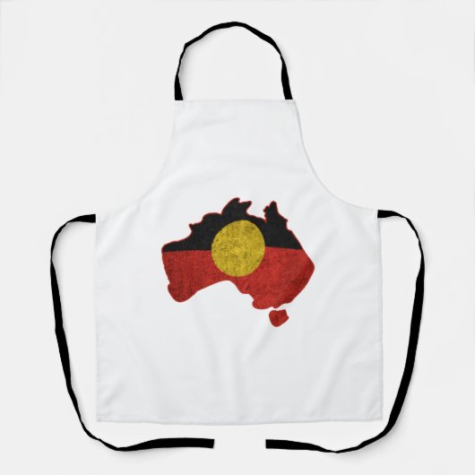 Tablier Drapeau aborigène en détresse (Recto)