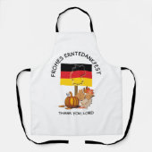 Tablier Drapeau ALLEMAGNE Erntedankfest Thanksgiving (Recto)