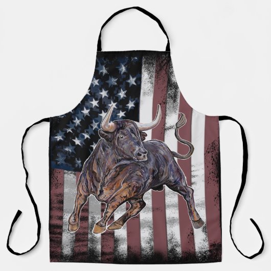 Tablier Drapeau américain (Recto)