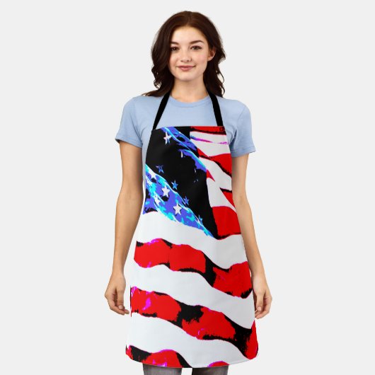 Tablier Drapeau américain (Porté)