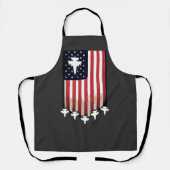 Tablier Drapeau Américain 4 juillet-65079 (Recto)