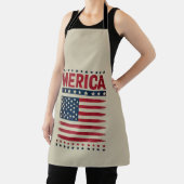 Tablier Drapeau Américain 4 Juillet Merica (Insitu)