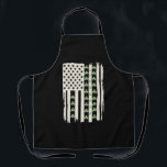 Tablier Drapeau américain avec Shamrocks pour St patrick<br><div class="desc">Drapeau américain avec Shamrocks pour Jour de la Saint Patrick</div>