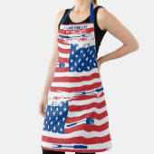 Tablier Drapeau américain cuisine patriotique grillade (Insitu)