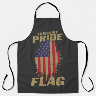 Tablier Drapeau américain de la 4 juillet patriotique