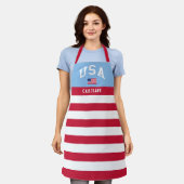 Tablier Drapeau américain de la fête de l'indépendance pat (Porté)