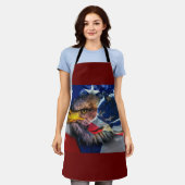 Tablier Drapeau américain du loup d'aigle chauve (Porté)