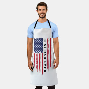 Tablier Drapeau américain du meilleur père