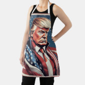 Tablier Drapeau américain épopé Trump Apron (Insitu)