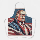 Tablier Drapeau américain épopé Trump Apron (Recto)
