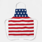 Tablier Drapeau américain Grand Gras Étoiles et rayures Pa (Recto)