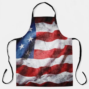 Tablier Drapeau américain Grunge