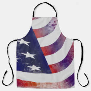 Tablier Drapeau américain Grunge