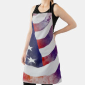 Tablier Drapeau américain Grunge (Insitu)