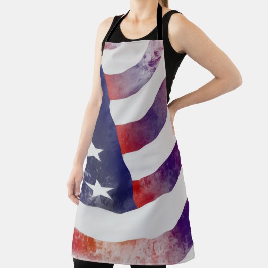 Tablier Drapeau américain Grunge (Insitu)