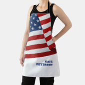 Tablier Drapeau américain | Insigne | Pop Art (Insitu)