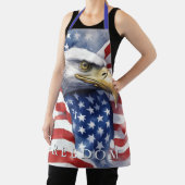 Tablier Drapeau américain Liberté Aigle Motivationnel Insp (Insitu)