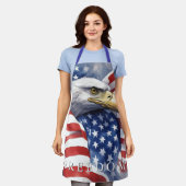 Tablier Drapeau américain Liberté Aigle Motivationnel Insp (Porté)
