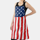 Tablier Drapeau américain Patriot 4 juillet Bleu Rouge Bla (Insitu)